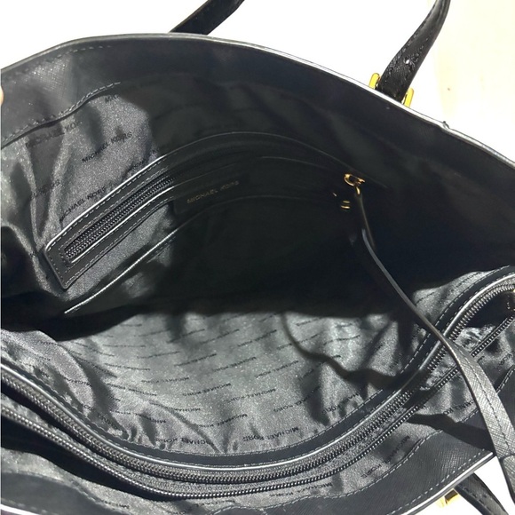 Michael Kors Black Saffiano Leather Tote - Picture 5 of 10